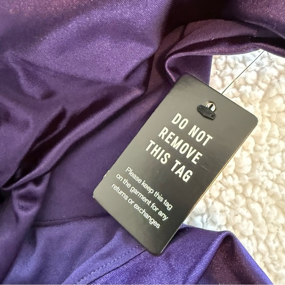 Express One Shoulder Purple Formal Dress - Picture 9 of 9